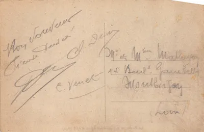 La Basilique et l'ancienne église d'ARS (Ain) — Villand Verna, phot. Ars (Ain) — 裏面