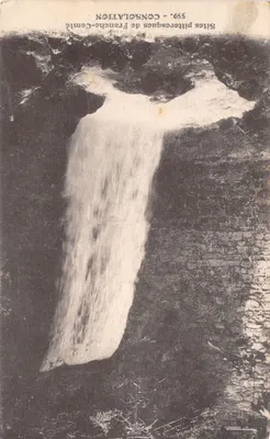 Chute de Consolation — site pittoresque de Franche-Comté — Éditeur : Les Éditions C. L. B., Besançon, n° 559