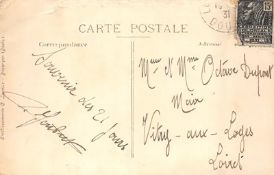 Frontière Franco-Suisse — Les Gorges du Doubs aux Graviers — Éditeur C. Lardier, n° 1019 — पीछे