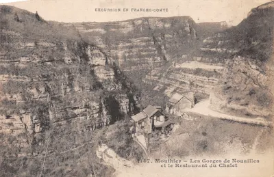 Les Gorges de Nouaillles — Le Restaurant du Chalet — Éditeur L. Lillard-Prêtre, n° 1147