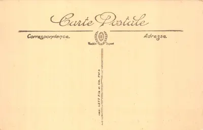 LYON — Le Pont du Palais de justice — IMPRIMÉ SUR LA CARTE — 裏面
