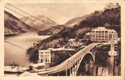 Sautet Dam — The Factories — Edition La Cigogne, Grenoble