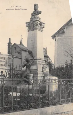 Dreux — Monument Louis Terrier — éditeur G. Fonceaux, édit., Dreux