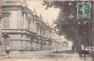Monpellier - Le Musée — éditeur '35 MONPELLIER' et n° de série 35
