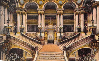 Paris (9e) — Opéra, Escalier d'honneur — J. E. éditeur, n° 429