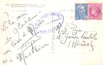 Chamonix-Mont-Blanc — Les Grands Charmoz - Scène Champêtre — L. Morand, éditeur (Haute-Savoie) n°1019 — पीछे