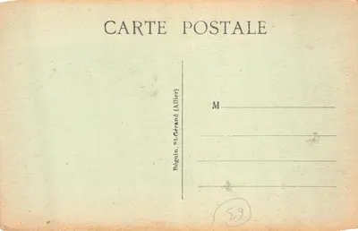 VOLVIC — Notre-Dame de la Garde — statue surmontée d'un piédestal en pierres, éditeur Idéal, n°19 — 背面