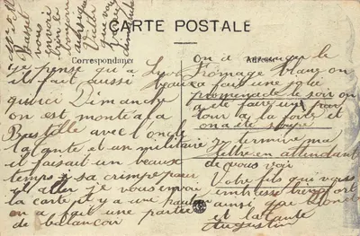 Grenoble — Vue panoramique et monuments — Souvenir de Grenoble, éditeur C. Raffaët Grenoble — Verso