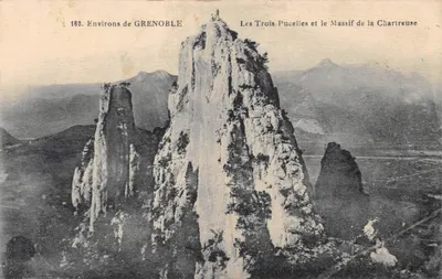 Les Trois Pucelles et le Massif de la Chartreuse — Environ de Grenoble, éditeur Ed. Bointer