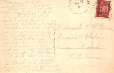 Bordeaux — La Porte du Palais — éditeur Tito, n°1 — Verso