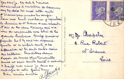 La Grande Chartreuse — Le Pic de l'Œillette — Route du Desert — éditeur : REAL-PHOTO C.A.P. — n° 24 — Verso