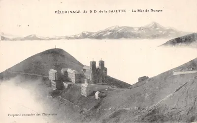 Pèlerinage de N.D. de la Salette — La Mer de Nuages — Propriété exclusive des Chapelains