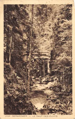 Gerardmer — Le Saut des Cuves — éditeur Braun & Cie, Mulhouse-Dornach, n° 2108