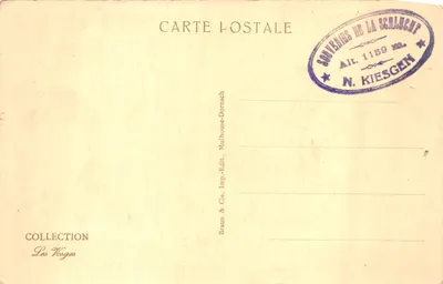 Gerardmer — Le Saut des Cuves — éditeur Braun & Cie, Mulhouse-Dornach, n° 2108 — पीछे