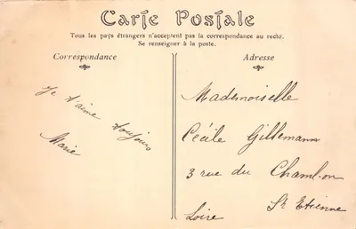 Aix-les-Bains — Le Château de la Roche du Roi — éditeur imprimeur non visible, n° de série 117 — 裏面