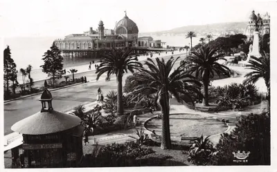 Vue du Jardin Albert à Nice — éditeur MUNIER, n° 179