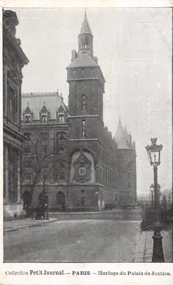 Paris — View of the Clock of the Palace of Justice — Collection Petit Journal