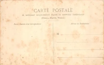 Paray-le-Monial — Palácio da Justiça (Igreja Antiga de São Nicolau) — H. B. - 127 — Verso