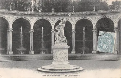 Parc de Versailles — Les Colonnades — éditeur Mme Moreau, édit. Versailles