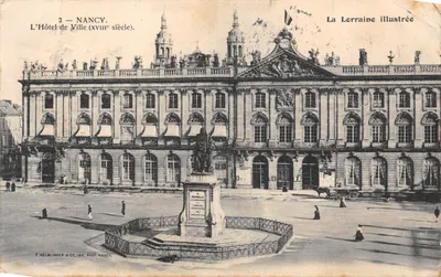 Nancy — L'Hôtel de Ville (xviiième siècle) — La Lorraine illustrée, P. Helmlinger & Cie, Imp. Phot. Nancy
