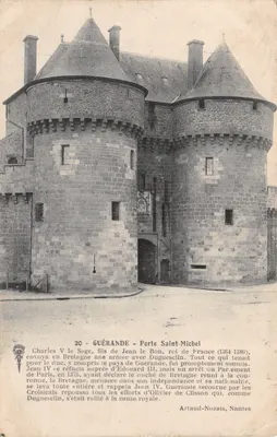 Guérande - Porte Saint-Michel — éditeur Artaud-Nozais, Nantes, n°20