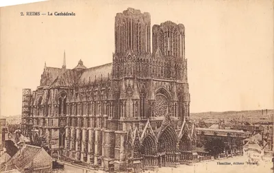 Reims — La Cathédrale — Thullier, éditeur Reims