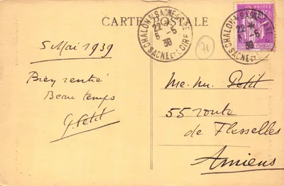 Chalon-sur-Saône — Cathedral Saint-Vincent — Bonnin, publisher — Back