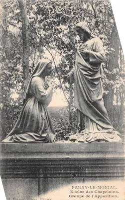 Paray-le-Monial — Enclos des Chapelains. Groupe de l'Apparition — H. Évany, éditeur Poitiers
