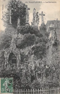 Valfleury — Le Calvaire — éditeur Pliquot, n°10