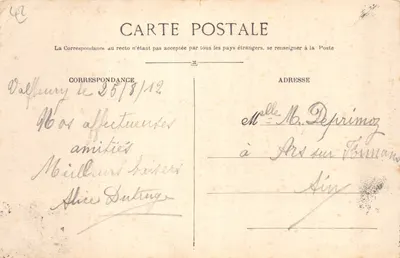 Valfleury — Le Calvaire — éditeur Pliquot, n°10 — पीछे
