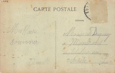 Valfleury — Maagd van het Rosarië — Stoel van de Maagd — Achterkant