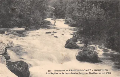 Les Rapides de la Loue dans les Gorges de Noaillles — FRANCHE-COMTÉ - MOUTHIER