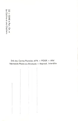 Cloister da abadia de Sainte-Marie d'Elne — editor APA — n°22 — Verso