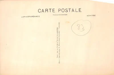 고르구엣 뒤 부아즈, 해변 풍경 — 아즈르 해안 — 출판사 IMPRIMÉ SUR LA CARTE n°227 — 뒷면
