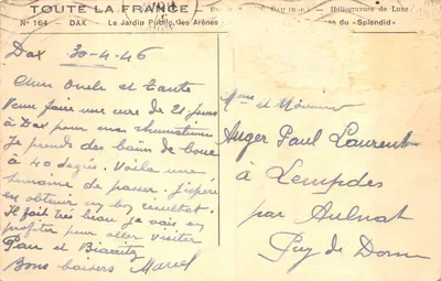 DAX — Les Arènes et l'Adour — Héliogravure de Luxe — पीछे