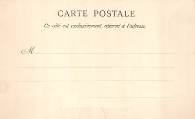 Blois — Chambre à Coucher de Henri II — Édition E. L. D. Paris — 裏面
