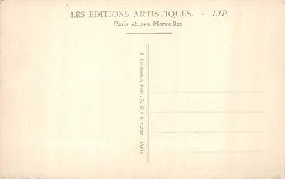 Vie de Sainte Geneviève — Peintures murales du Panthéon — Puvvis de Chavannes — Paris — LIP — 裏面