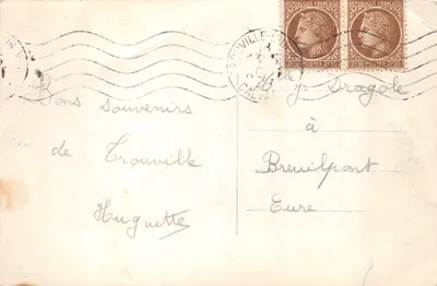 Trouville - La Regina delle Spiagge — Le Trouville Palace, editore stampatore non visibile, n. 106 — Verso
