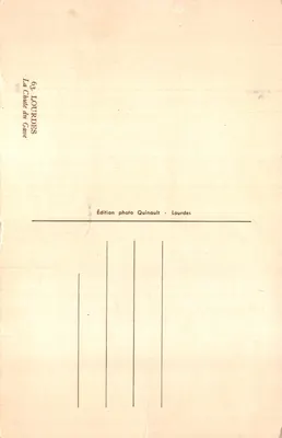 Lourdes — La Chute du Gave — Édition photo Quinault — पीछे