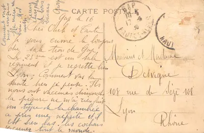 Pic Sans Nom — Massif du Pelvoux — éditeur Mille Joubert, Gap, n° 1676 — 裏面