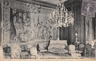 Château de Rambouillet — Salon de Réception — La Tapisserie est du XVIIe siècle