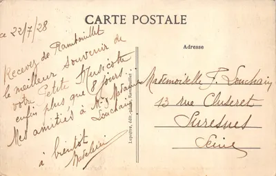 Château de Rambouillet — Salon de Réception — La Tapisserie est du XVIIe siècle — पीछे