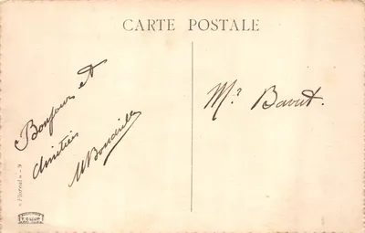 Marseille — La Corniche — Pont de la Fausse-Monnaie — éditeur BonDrille — 裏面