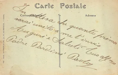 PARIS — Le Pont d'Arcole et l'Hôtel de Ville — Impr. Neurdein & Cie, 52, av. de Breteuil — 裏面
