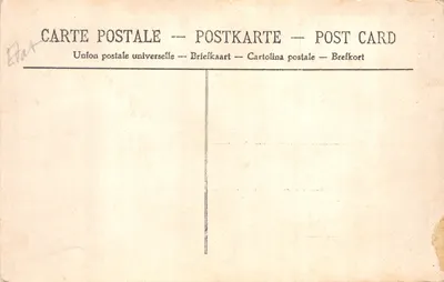 Pensée de Marseille — fleur violette ornée de vignettes de paysages — éditeur E.L — Verso