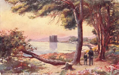 Cannes — Vue du Vieux Château Saint-Honorat — éditeur Tuck & Fils, série 707