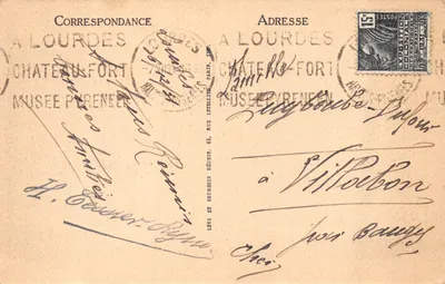 Lourdes — Le Château Fort — éditeur LL, n° 22 — पीछे