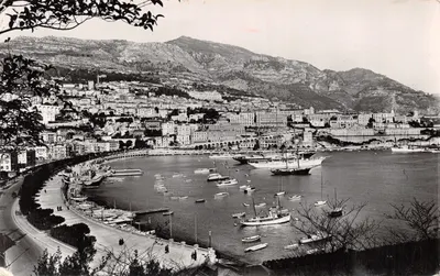 Port de Monaco — vue du port et du Palais — Édition du Palais