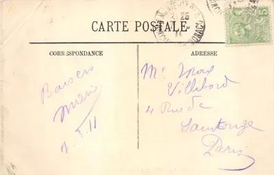 Monte-Carlo — Échappée sur la Mer vers Roquebrune — LL. — N° 111 — 裏面