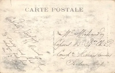 Vincennes — Porte d'entrée du vieux fort un jour de fête — E. M — पीछे